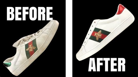 how to clean gucci sneakers white|how to clean Gucci ace shoes.